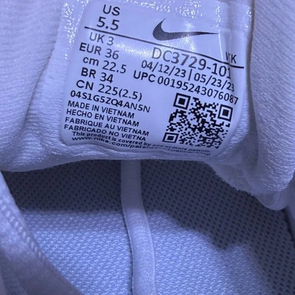 Nike Revolution 6 Next Nature Women's 5.5 White - Picture 7 of 7